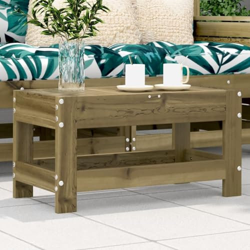 Homgoday Gartenhocker Sitzhocker Fußhocker Sitzhocker Holzhocker Balkon Gartenmöbel Hocker für Balkon Terrasse Garten 62x30x32 cm Kiefernholz Imprägniert