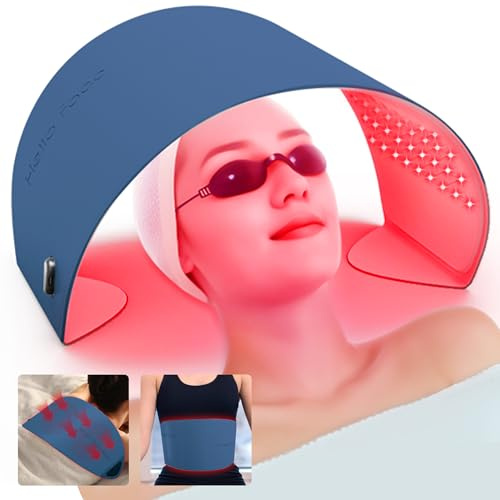 Terapia a raggi infrarossi multifunzione a luce rossa per corpo e viso L6 blu