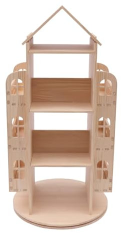 YGLEEULI Drehbares Bücherregal Rotierenden Bücherregal 360 Grad Boden Stehen Bücherregal Lagerung Display Rack Holz Bücherregal Organizer Lagerung Buch