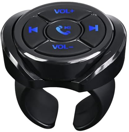 Telecomando Wireless per Auto e Moto, Ricevitore del Telecomando al Volante per Bici