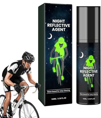 Vernice Spray Luminosa - Spray Da 100 Ml Riflettente Per La Guida Notturna, Vernice Ad Alta Visibilità | Rivestimento Luminoso Di Lunga Durata Per Vestiti, Biciclette, Skateboard, Tela, Legno, Tessuto