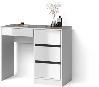 Livinity Schminktisch Imola, Weiß, 90 cm | ohne Spiegel