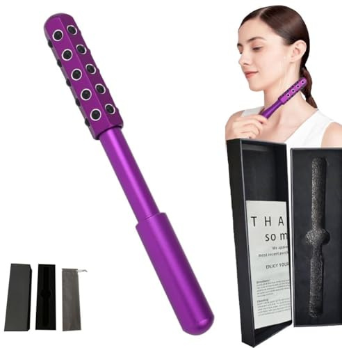 Glow Sculpt Beauty Roller– Strumento per scolpire il viso in pietra di germanio, rullo facciale, massaggiatore facciale, strumento di bellezza per donne, mento, collo, viso, occhi, corpo
