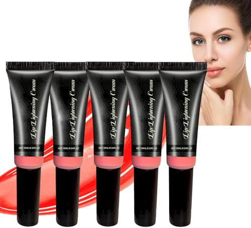 Dark Lips Treatment Balm, Lightening Hydration for Smokers Lips, Reduces Wrinkles,Repairing Lip Scrub for Dry, Cracked Peeling Lips, Moisturizing Care for Discoloration (5PCS)