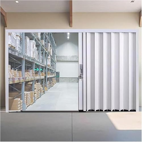 AVLLSO Raumteiler Schiebetür Verschließbare ausziehbare Klapptüren, Inklusive Tür und Montage Hardware, Griff, Verriegelung ﻿(42x80in(106x203cm))