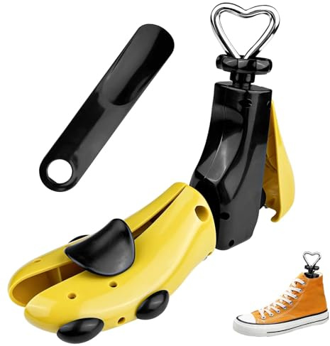 Lectorias Hormas para Zapatos Hombre Mujer, Ensanchador de Botas de Plástico con Calzador, Horma Ensanchar Zapatos Para Justable Longitud y Anchura, Estirador de Botas, Para Varios Tipos De Calzado