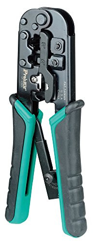 cp-376tr 4P/6P/8P Telecom attrezzo di piegatura (190 MM) plastica acciaio cavo di rete cristallo testa crimpatrice