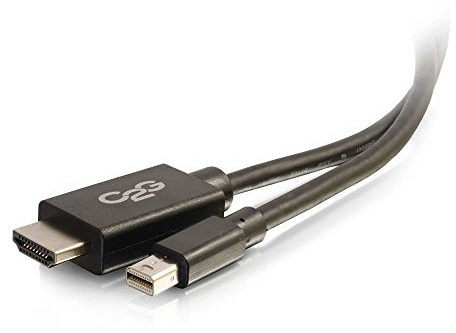 C2G 1 m MiniDP - HDMI Mini DisplayPort Negro - Adaptadores de cable de vídeo (1 m, Mini DisplayPort, HDMI, Macho, Macho, 1080p)