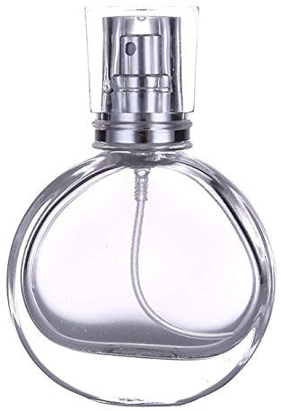30ml Empty Glass Perfume Spray Bottle Atomizer Refillable Clear Round