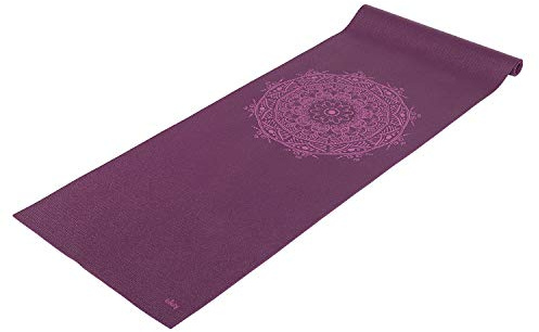 Bodhi Yogamatte Leela Collection | Rutschfeste Sportmatte | Schadstofffreie & Waschbare Antirutschmatte | Matte aus PVC | Fitnessmatte für Yoga, Pilates & Gymnastik