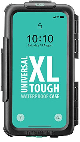 Ultimateaddons Robuste Universal-Schutzhülle für XL-Telefone bis 158 mm.