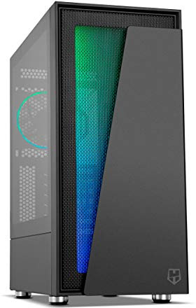 NOX XTREME PRODUCTS Hummer Blaster -NXHUMMERBLASTER- PC-Gehäuse, Semi-Tower, ARGB Pro-Beleuchtung, Seitenfenster, Acryl, Schwarz