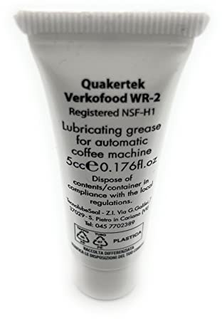 ELECTROTODO Grasa alimentaria lubricante para cafeteras reemplazo de Delonghi Verkofood 5 G WR-2 SER0354