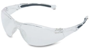 Honeywell 1015370 A800 Sporty Safety Eyewear Frame with Clear Anti-Scratch Lens, Translucent One Size,Clear/Translucent