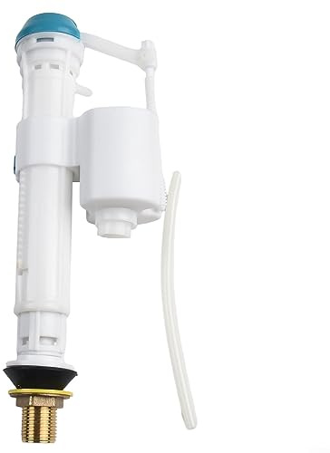 Toilet Cistern Fill Valve, 1/2in Adjustable Bottom Inlet Toilet Cistern Fill Valves Height Water Level Bottom Entry G 1/2 Connector for Home