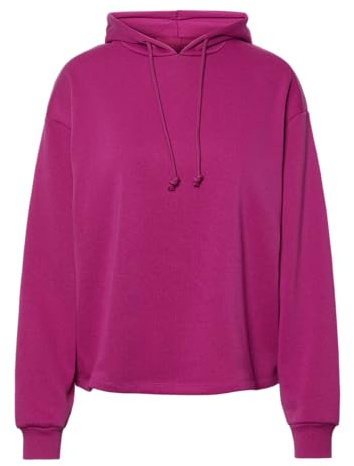 Pieces PCCHILLI LS Sudadera con Capucha Noos BC, Fucsia, L