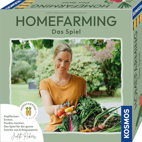 KOSMOS Homefarming - Das Spiel mit Judith Rakers | Brettspiel für die ganze Familie und Kinder ab 8 Jahren, Geschenk, Familienspiel für 2-4 Personen, Gesellschaftsspiel