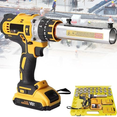 HLGKBY Pelacables automático eléctrico, máquina peladora de Cables de Cobre, máquina peladora de Cables Recargable portátil para pelar la Capa de Aislamiento de Cables de Φ20-55 mm