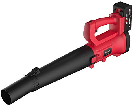Soffiatore per Foglie Senza Fili, aspirapolvere/spazzatrice Portatile 2 in 1, per soffiare Foglie/spolverare la Neve, Leggero e Portatile