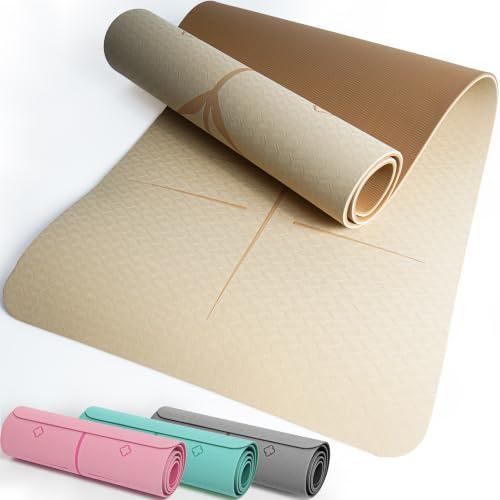 KIANA SPORTS Yoga Matte (Gymnastikmatte) – Rutschfeste Sportmatte