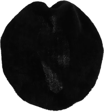 BAZEITFLOW Cubierta Protectora Decorativa para Tapa de Inodoro Negra de Poliéster Suave y Resistente, Reutilizable para Baño y Fácil de Instalar