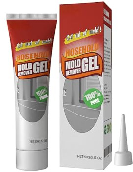 Mold Remover Gel, Ne-Xa Remover Gel, Powerful Household Cleaning Gels for Bathroom & Kitchen Tile Gaps, Walls & Grout, Safe Formula Not Damage the Surface (1pcs)