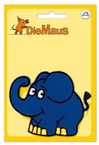 TRÖTSCH - Bügelbild Der kleine Elefant: Aufnäher Bügelflicken Applikation Patches