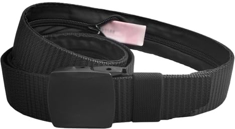Travel Money Belt for Hidden Men,Hidden Money Pouch, Secret Compartment Money Hideaway,Anti-Theft Security Waist Wallet,for Secure Travel,Everyday Use,Outdoor Working,Gift for Fathers Men Boyfriend