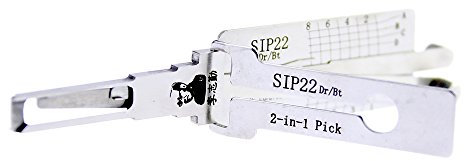 LiShi SIP22 2-in-1 Schlosser-Werkzeug-Decoder und Dietrich-Kombination, verwendet für Fiat, Alfa Romeo, Massenverhältnis