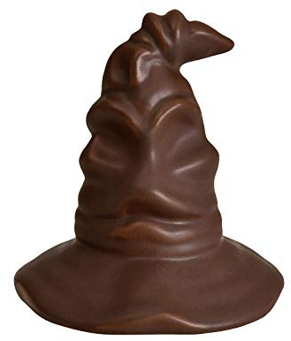 Elbenwald Sprechender Hut Salzstreuer Salting Hat für Harry Potter Fans 8,4 x 9,3 x 8,3 cm Keramik braun