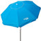 AKTIVE Ombrellone da spiaggia, Ø200 cm, colore blu, con filtro di protezione UV 50, palo Ø28-32 mm, inclusa borsa di trasporto, ombrellone pieghevole, Spiaggia