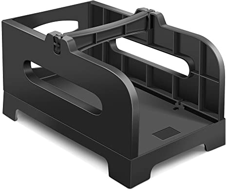 POLONO Label Holder, Thermal Label Holder for Fan-Fold and Roll Labels, Shipping Label Holder Work with Shipping Label Printer and Thermal Labels