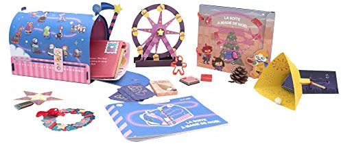 Pandacraft - Boîte aux Lettres de l’Avent - La Boîte à Magie de Noël ! - Calendrier de l’Avent avec 24 Activités Créatives - Pour Enfants de 3 à 7 Ans