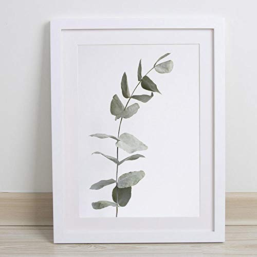 XQSSB Bilderrahmen für Foto Oder Bilder Massivholz Bilderrahmen Weiß Wand 27,5 × 35,5 cm