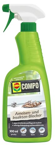 COMPO Ameisen- und Insekten-Blocker, 100% mechanisch, Spray, 500 ml | Für Innen- und Außenbereich geeignet, anwendungsfertig, 100% mechanische Wirkung ohne chemische Zusätze