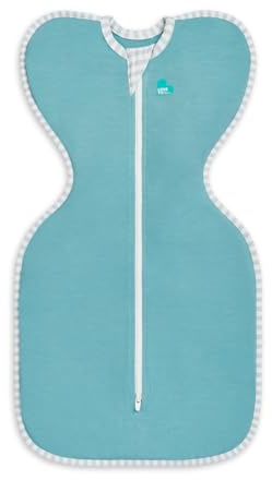 Love To Dream Swaddle Up Ecovero, Kuscheliger Schlafsack, Neugeboren (2,2-3,5kg), aus nachhaltigem Ecovero-Gewebe, Arme-hoch-Position für längeren Schlaf, Marine, Von Hebammen empfohlen