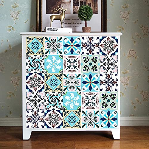 Self Adhesive Wall Tiles Stickers Modern Sage Green Tile Stickers PVC Self Adhesive Wall Tiles Heat Resistant Tile Stickers for Kitchen Bathroom Waterproof Peel and Stick Floor Tiles Tile P