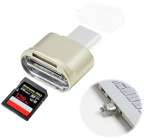 Gments Mini Type C to TF Card Reader USB C TF Memory Card Write High Speed Reader Adapter OTG USB 3.0 for Windows Mac OS X Android Compact Ultra-sleek Compatible with MicroSD/SDHC/SDXC