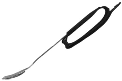 EXHUMKY Ustensile Adaptatif Anti-tremblement Portable Pour Personnes Âgées Spork Ergonomique Avec Poignée Antidérapante Pour Seniors Personnes Handicapées