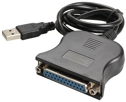 80 cm USB auf DB25 25-poliger Parallelanschluss, Drucker-Konverterkabel, USB 2.0 Adapterkabel auf Druckerkabel, Ersatz