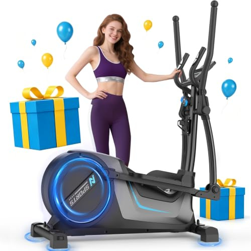 Neezee Elliptical Cross Trainer, 16 Level Resistance, 8KG Flywheel for Home