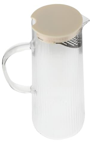 Cabilock Hervidor De Agua Fría Gran Capacidad Jarra De Agua Transparente Con Asa De Para Dispensador De Bebidas y Jugos Refrigerador