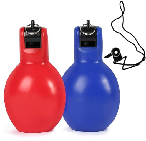 Gazocua Sifflet À Main, 2pcs Sifflet Manuel pour L'entraînement, Entraîneur Sifflett Bruyant - Extrusion | Sifflett De Sport De Plein Air pour Dresseurs De Chiens, Basketball, Football