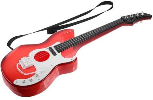 CIYODO Chitarra Giocattolo per Simulazione Basso Musicale Colorata per Sviluppare Interesse e Abilità Musicale Regalo Creativo per Ragazzi e Ragazze