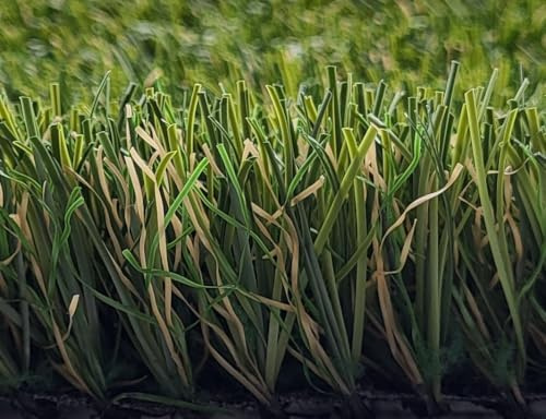Hochwertige Kunstrasen Rasenteppich Midland für Garten - 400x450 cm - Florhöhe 40 mm - UV-Garantie 7 Jahre (DIN 53387) - Gewicht ca. 3015 gr/m²