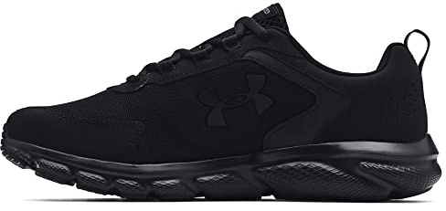 Under Armour Mens Charged Assert 9 Running Shoe, Black (002 Black, 11 US