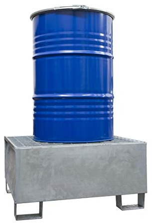 SSI Cubeto Retención Acero Galvanizado para 1 bidón 200 litros
