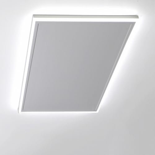 Infrarotheizung Deckenmontage 840 Watt, Infrarot Deckenheizung mit LED Licht Beleuchtung, Infrarotheizung Decke mit Thermostat Fernbedienung, Elektroheizung Heizplatte Heizpaneel Heizkörper 128x63cm