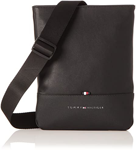 Tommy Hilfiger Herren Umhängetasche TH Essential Crossover Klein, Schwarz (Black), Einheitsgröße