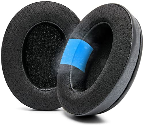 WC Freeze for Arctis Nova - Hybrid Fabric Cooling Gel Replacement Earpads for Arctis Nova Pro Wired, Nova 7, 5, 4, 3, 1 - Made by Wicked Cushions (Does Not Fit Nova Pro Wireless) | Black